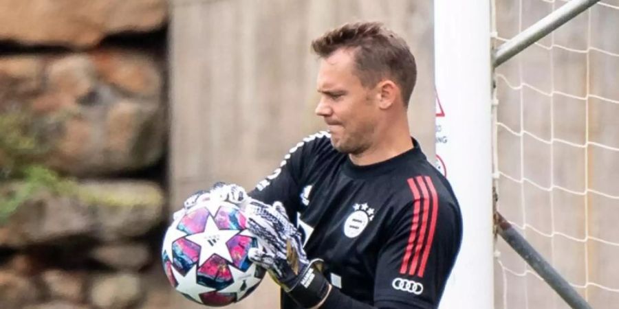 Manuel Neuer trifft mit dem FC Bayern München auf Marc-André ter Stegen und den FC Barcelona. Foto: Matthias Balk/dpa