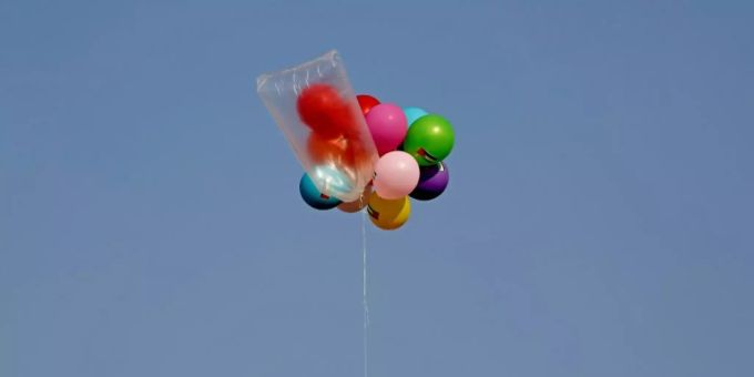 Ballons mit Sprengsatz Ballons mit Sprengsatz