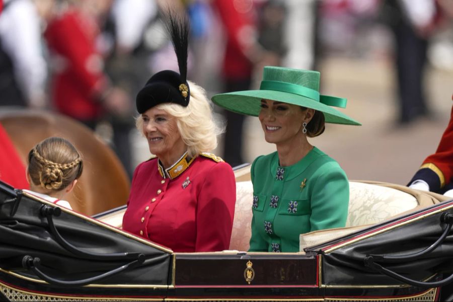 Am Samstag nimmt sie an der Trooping the Colour-Parade teil.