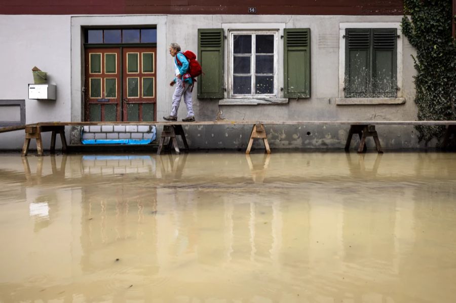 Berlingen Bodensee Hochwasser Wetter