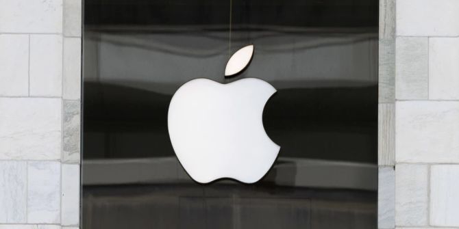 Apple KI Logo Gebäude