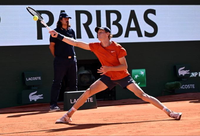 Bei der «Generalprobe» für Olympia 2024 an den French Open erreichte Jannik Sinner den Semifinal. Jannik Sinner Olympia 2024