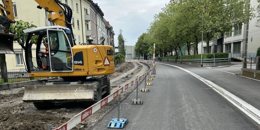 Die Sonnenstrasse in St.Gallen
