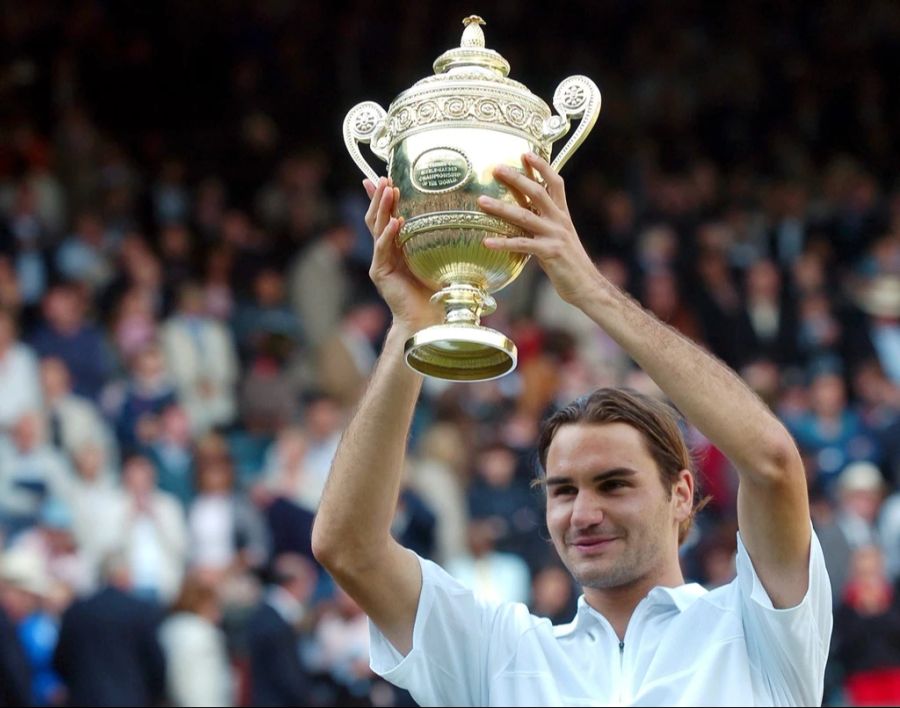 2004 gewann Roger Federer zum zweiten Mal Wimbledon.