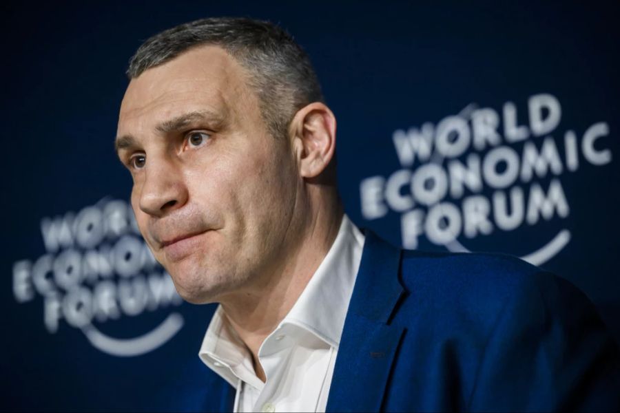 Nächste Woche wird Klitschko beim WEF in Davos sein. Hier ein Bild aus dem Jahr 2022.