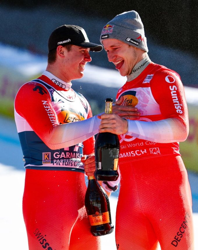 Franjo von Allmen feiert in Gröden sein bestes Weltcup-Resultat, muss Odi aber vorbeiziehen lassen. marco odermatt