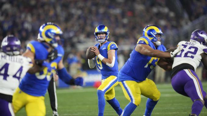 Matthew Stafford führt die Rams in der NFL in die Divisional Round. NFL