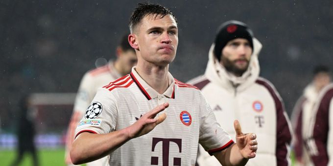 Joshua Kimmich nach der heftigen Niederlage von Bayern München in Rotterdam. Feyenoord Rotterdam Bayern München