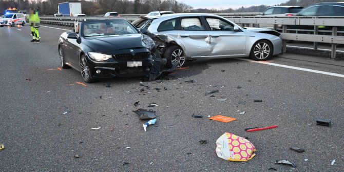 Auffahrkollision auf A1.