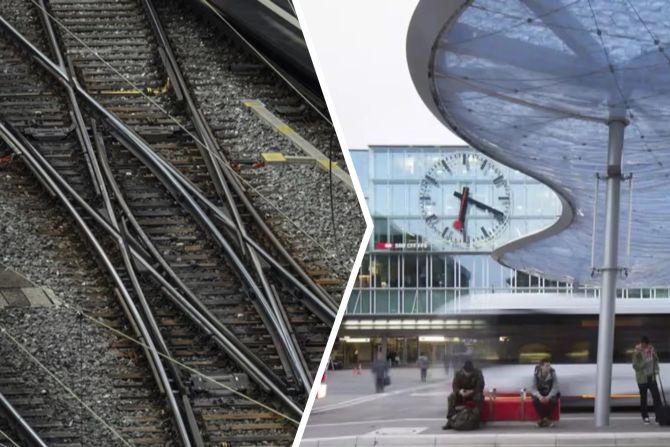 Gleisspaziergang Bahnhof Aarau