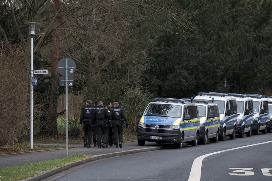 Die Polizeipräsenz in der Innenstadt wurde erhöht.