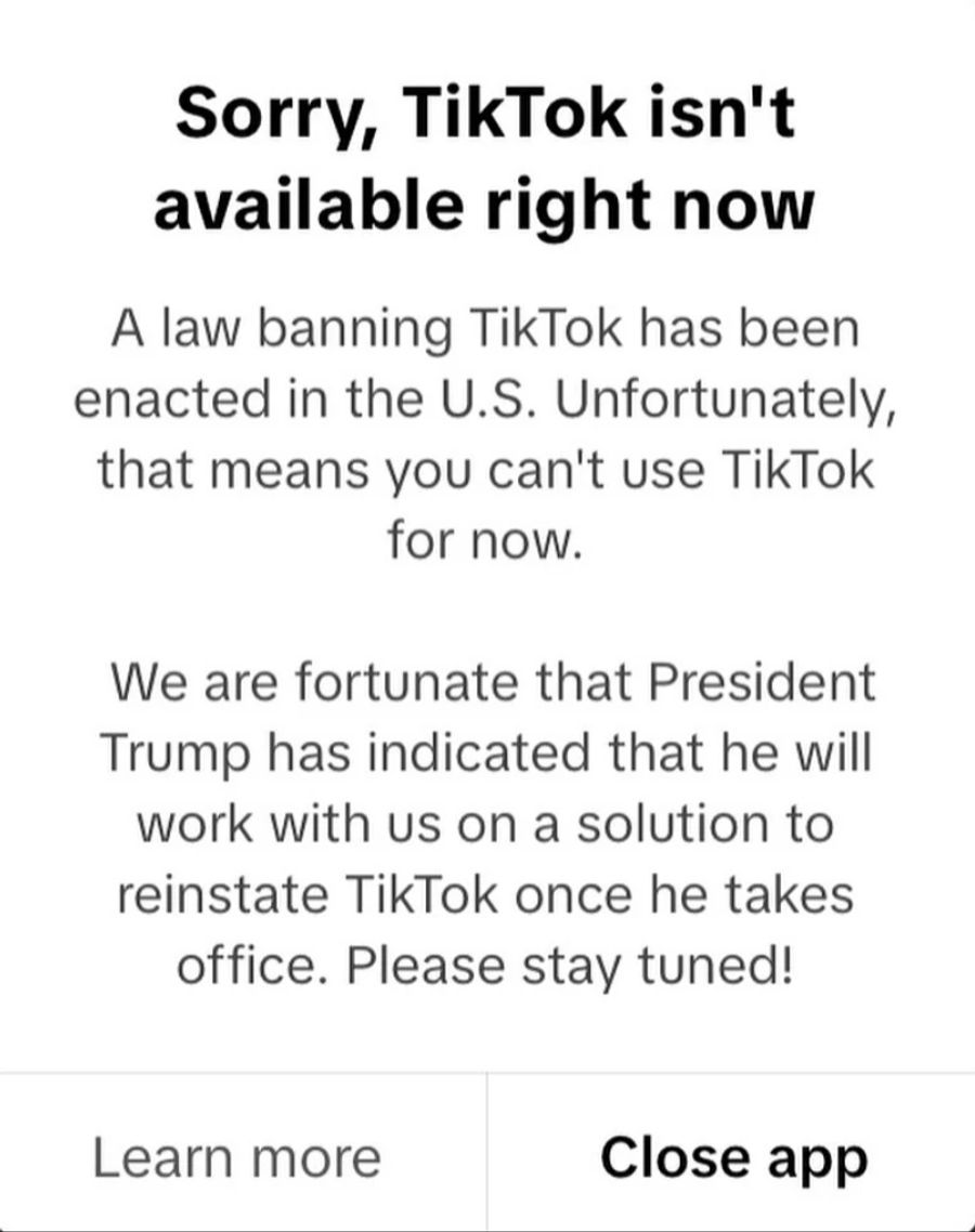 Tiktok Bann Abschaltung Amerika