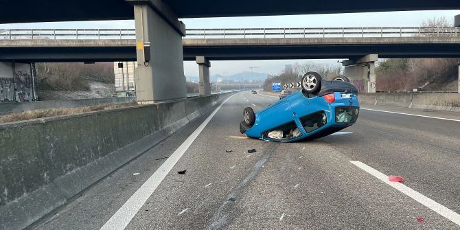 Selbstunfall auf A2