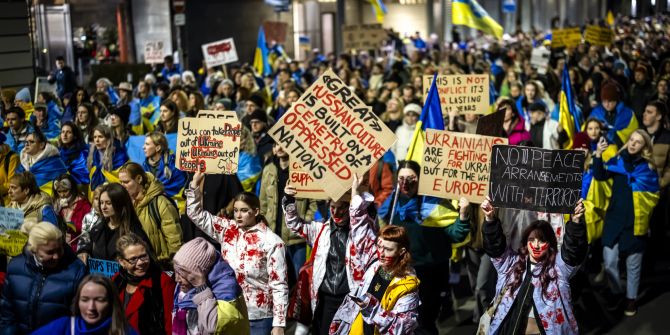 Ukraine Krieg Zürich Demo