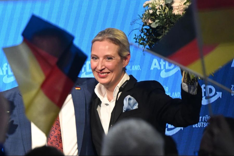 Zweitstärkste Kraft wird wie erwartet die AfD.