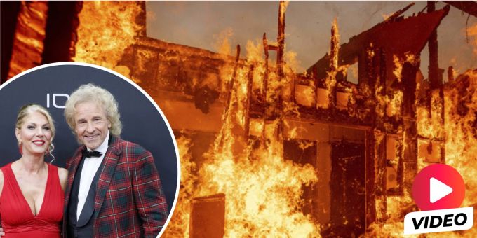 Schon wieder! - Gottschalks Ex muss vor L.A.-Flammen flüchten