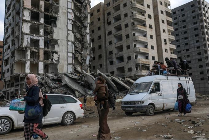 Der Wiederaufbau des Gazastreifens wird laut Trumps Gesandtem10 bis 15 Jahre dauern. gaza