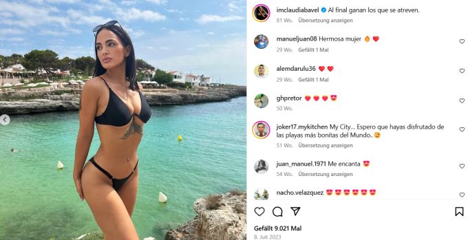 Claudia Bavel soll mit Iker Casillas turteln. Claudia Bavel