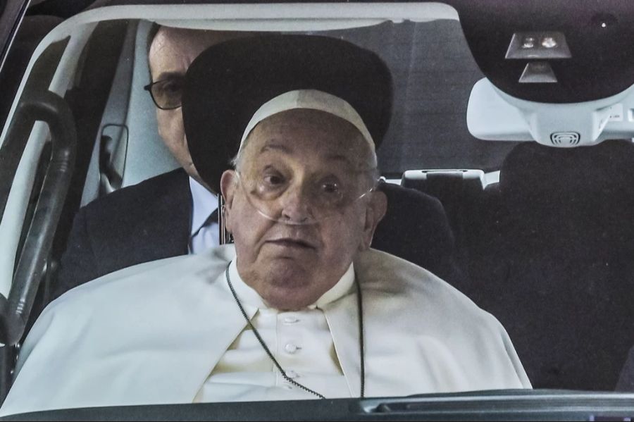 Papst Franziskus Auto Entlassung