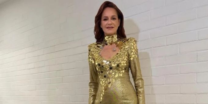 Glamour pur! - Andrea Berg glänzt beim «Silvester Schlagerbooom»