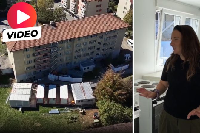 Winterthur Wohnungen Sanierung Container