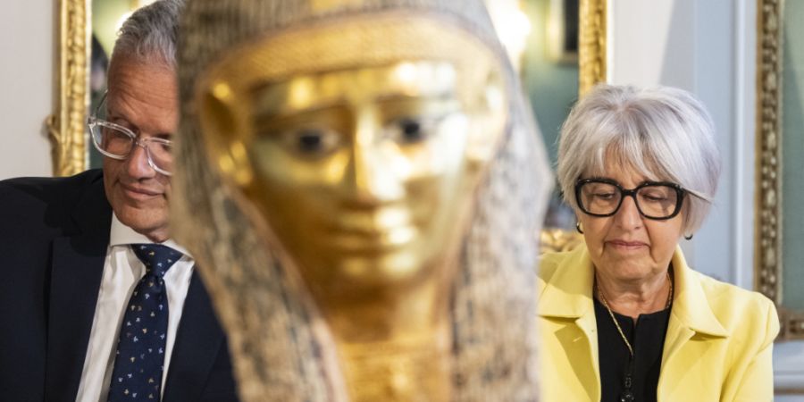 Rund 80 ägyptische Kulturgüter hat die Schweiz seit 2011 bereits zurückgegeben. Mit einer Unterschrift besiegelten Bundesrätin Baume-Schneider und der ägyptische Botschafter Mitte ...