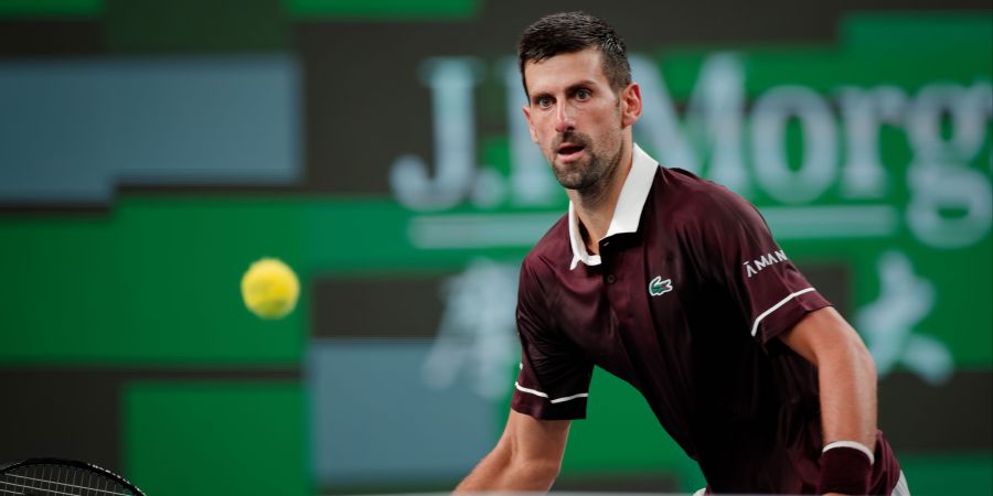 Novak Djokovic Swiss Indoors
