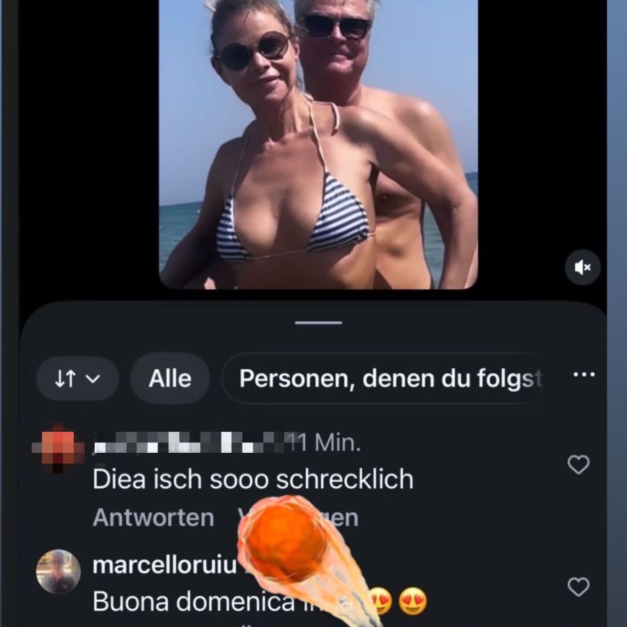 Auch zu diesem Strandfoto sammeln sich nicht nur wohlwollende Kommentare.
