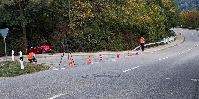 Übersicht der Unfallstelle.