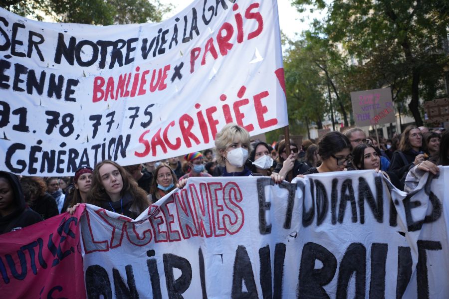 An den Demonstrationen in Frankreich nahmen viele junge Menschen teil – aber nicht nur.