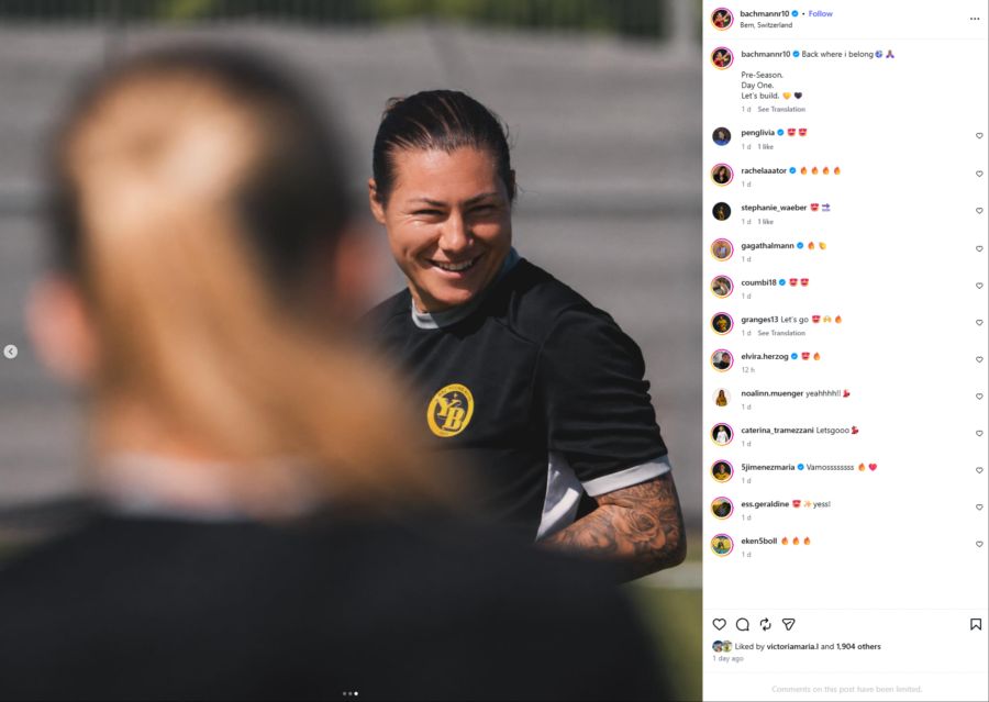 Ramona Bachmann YB Frauen