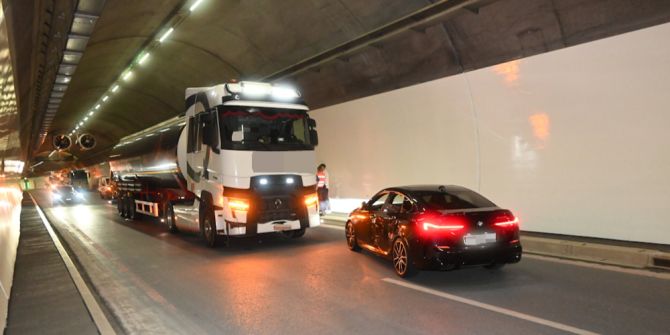 Schorentunnel Unfall