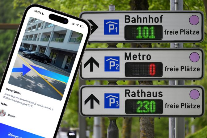 p2park Parkplatz-Sharing Bern