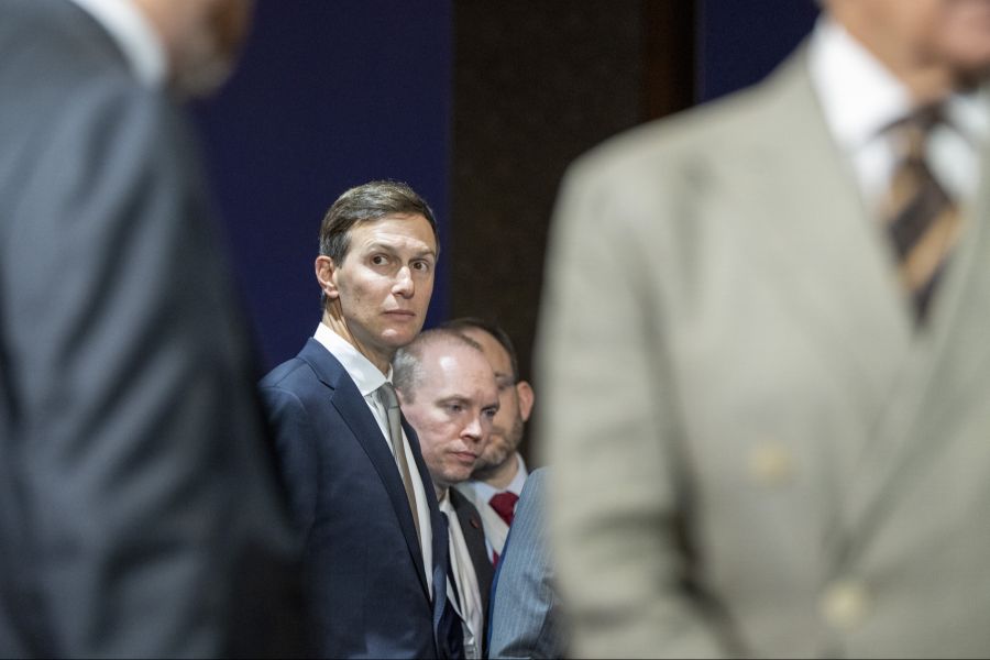 Auch Trumps Gesandter, Jared Kushner soll unsanfte Worte gewählt haben: «Die Israelis sind verrückt.»