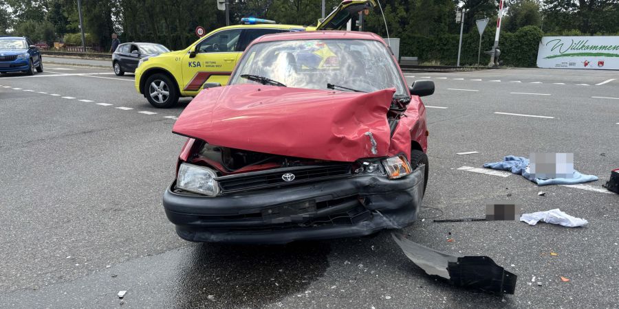 Unfall in Oberentfelden