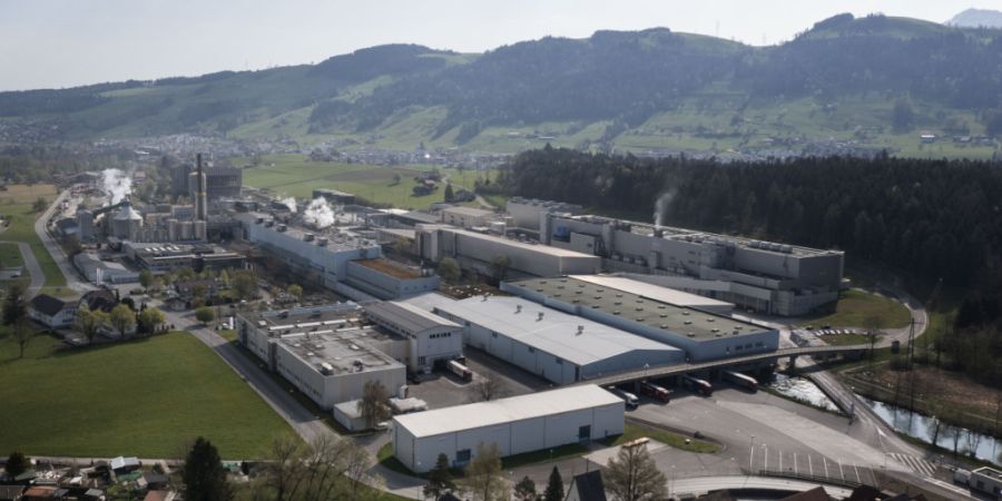 Das Industriegelände in Perlen. (Archivaufnahme).
