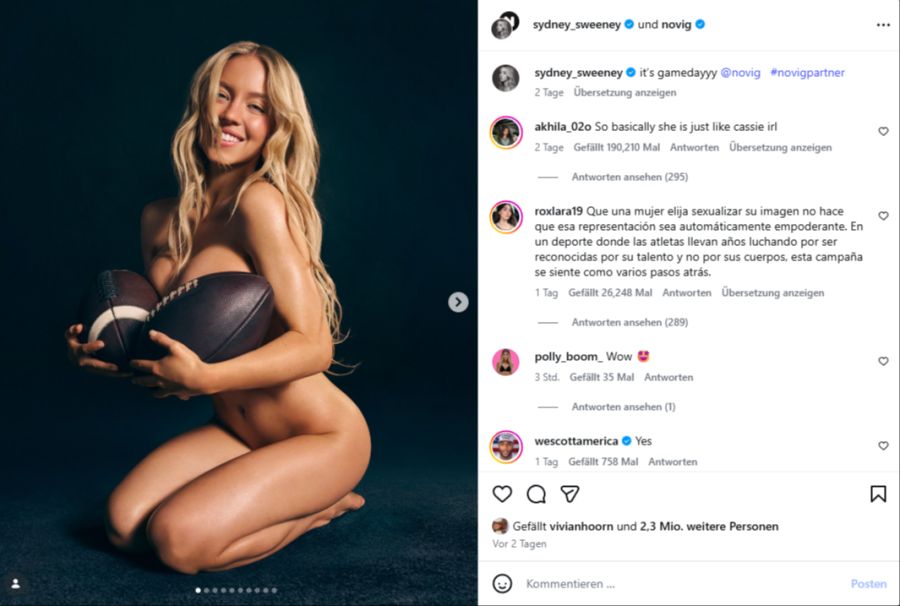 nackte sydney sweeney