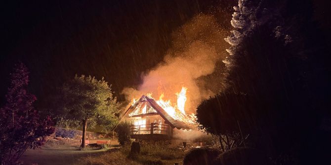 Brand Ferienhaus Ennetmoos