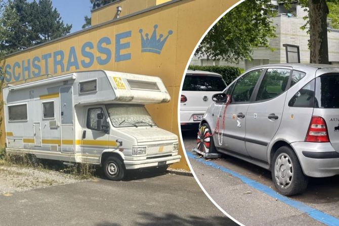 Beispiel Strahlegg: Hier wurde illegal ein Auti entsorgt.