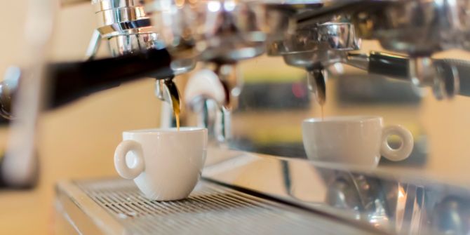Kaffeemaschine Siebträger Cafeteria Espresso