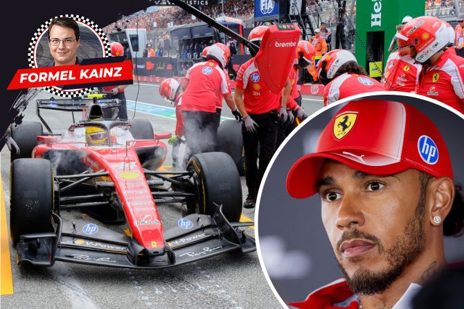 Lewis Hamilton Ferrari Zandvoort