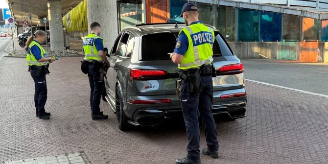 Basel Verkehrskontrolle