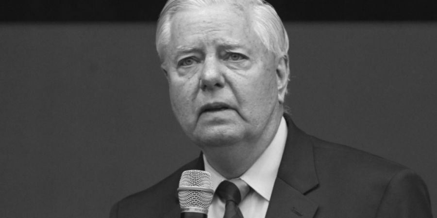 ARCHIV - Der US-amerikanische Senator Lindsey Graham ist überraschend gestorben. Foto: Felix Hörhager/dpa
