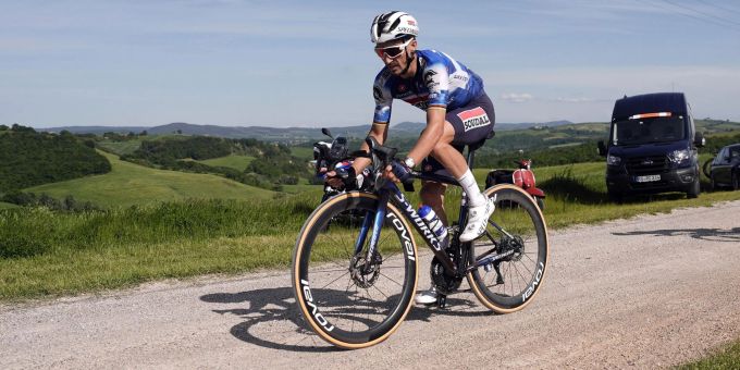 Meldete sich mit einem Ausreissersieg in der 12. Etappe zurück: Ex-Weltmeister Julian Alaphilippe. Giro d'Italia