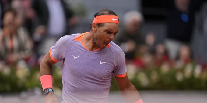 Rafael Nadal ist in Madrid weiter auf Siegeskurs. Rafael Nadal