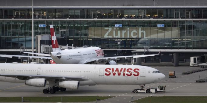 Die Swiss stellt ihre Flüge nach Israel bis Sonntag ein. (Archivbild). swiss