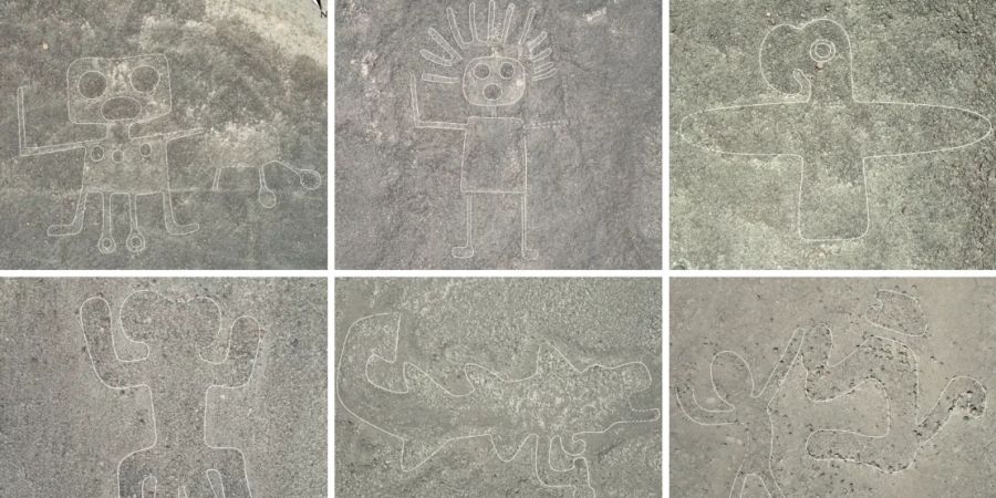 Figuren in der Wüste von Nazca