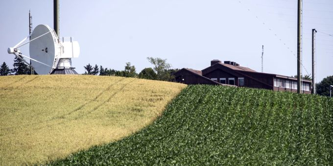 Ein Onyx-System des Nachrichtendienstes des Bundes (NDB) im Juli 2015 in Zimmerwald BE. Nachrichtendienst des Bundes