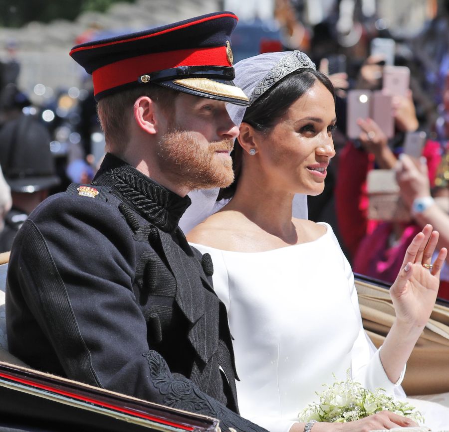 Meghan und Harry bei ihrer Hochzeit 2018.