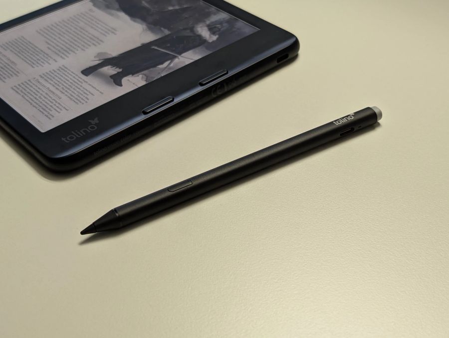 Der Tolino Stylus wird ebenfalls über USB-C geladen.